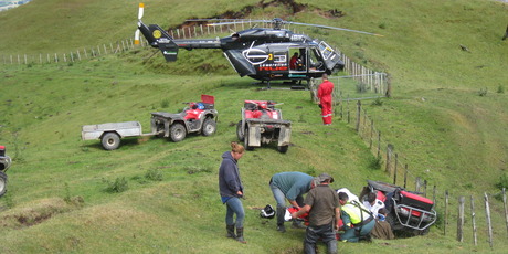 The scene of the crash near Te Haroto today. Photo / supplied