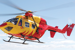 The Nelson Marlborough Rescue Helicopter was called in to help the man. Photo / supplied