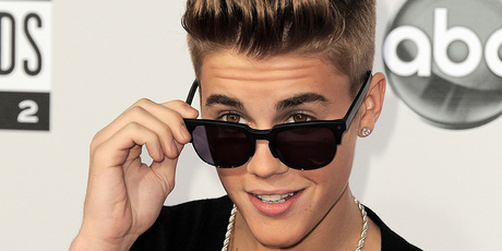 Justin Bieber at the American Music Awards in Los Angeles. Photo/AP