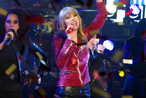 Taylor Swift performs in Time Square on New Year's Eve. Photo/AP Taylor Swift performs in Time Square on New Year's Eve. Photo/AP