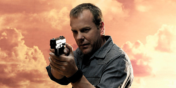 Kiefer Sutherland as Jack Bauer in 24. Photo/supplied