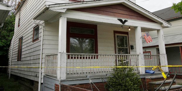 A house where three women escaped in Cleveland. Photo / AP