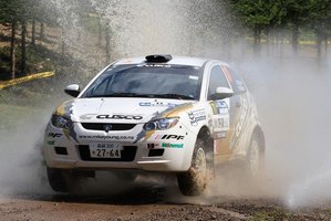 Kiwi driver Michael Young will contest the rest of the Asia Pacific Rally Championships for Toyota. Photo / Supplied