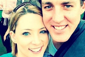 Kristen Schroder and her boyfriend Paul Rossington. Photo / ABC