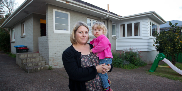 Jenny Leary says she and husband Gavin are being outbid by investment buyers at auctions. Photo / Richard Robinson