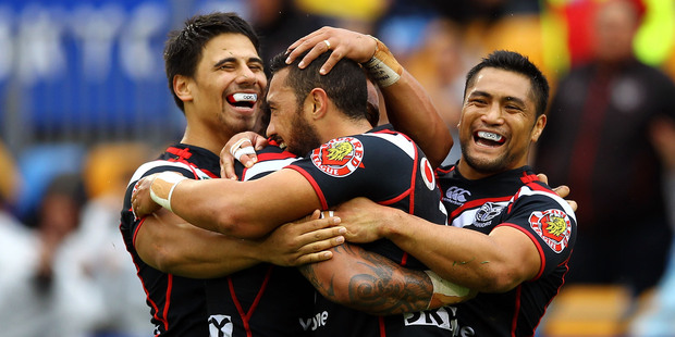 Watch and take part in our live blog from the NRL match between the Warriors and the Panthers from Centrebet Stadium in Penrith. Photo / Getty Images.