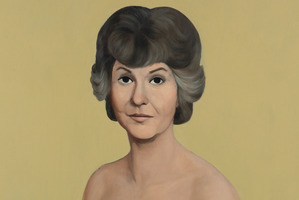 The nude painting of Bea Arthur. Photo / AP