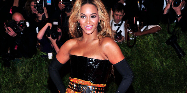 Beyonce's rumoured pregnancy was the talk of the night at the Met Ball. Photo / AP