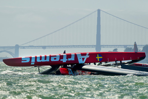 The Artemis Racing AC72 catamaran. Photo / AP