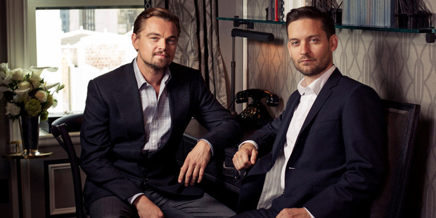 Long time friends Leonardo DiCaprio and Tobey Maguire, appear on screen together for the first time in 'The Great Gatsby'. Photo / AP
