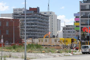 A major question mark over Govt accounts is the ever escalating cost of rebuilding Christchurch - some $2.1 billion more than anticipated in December. Photo / Geoff Sloan