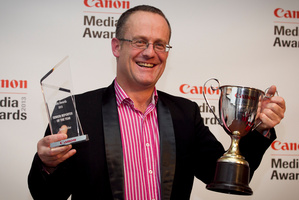 David Fisher, Senior Reporter of the Year. Photo / Natalie Slade