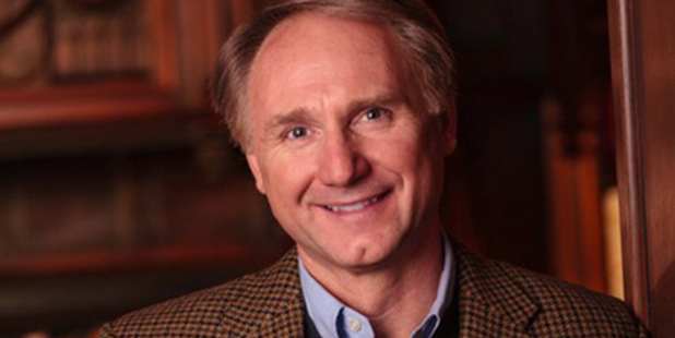 American author Dan Brown and his new book 'Inferno'. Photo / Supplied