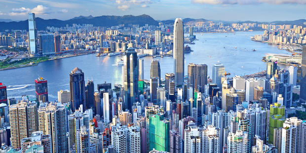A birds-eye view of Hong Kong's impressive skyline. Photo / Thinkstock