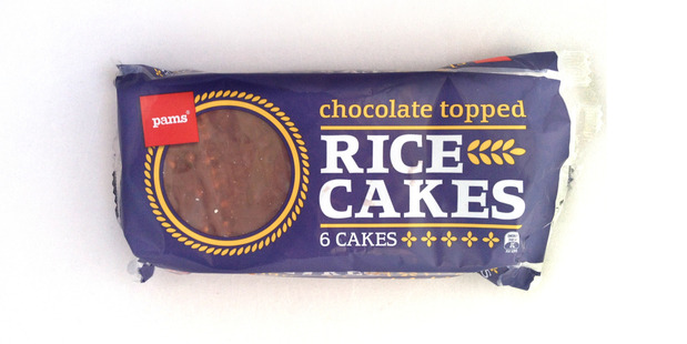 Pams Chocolate Topped Rice Cakes. Photo / Supplied