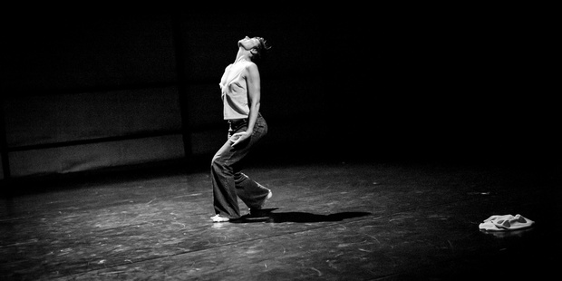 Ursula Robb rehearses her Faune solo. Photo / John McDermott
