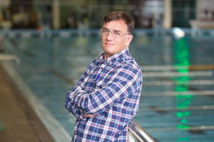 Luis Villanueva believes swimmers should be constantly improving. Photo / Richard Robinson