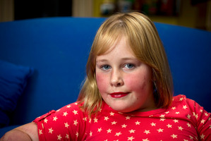 Amputee Charlotte Cleverley-Bisman is off to a confidence-building camp in the US state of Maine. Photo / Michael Craig
