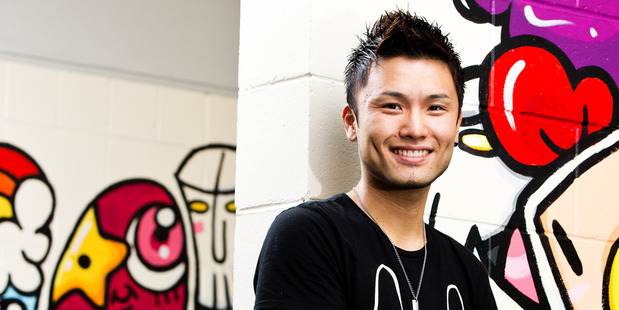 Artist, graphic designer and illustrator, Jun Arita. Photo / Babiche Martens