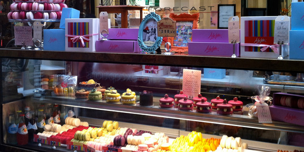 The Little Royal macaron shop in Bourke Street Mall, Melbourne. Photo / Supplied