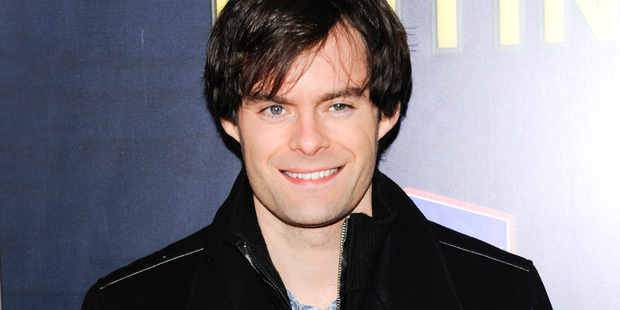 Comedy actor Bill Hader slams Bieber for his excessive entourage. Photo / AP