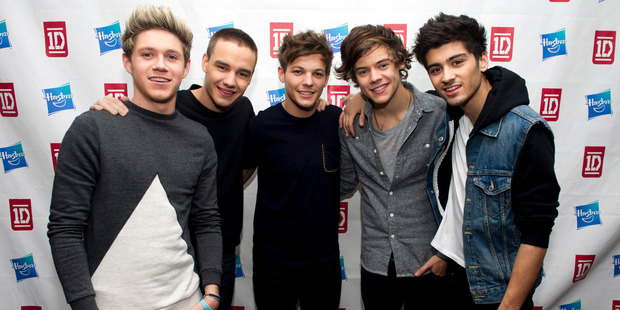 One Direction took home four prizes from the Social Star Awards. Photo / AP
