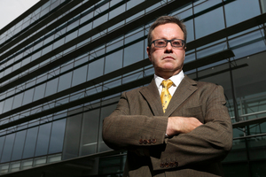 GCSB Director Ian Fletcher outside GCSB Headquarters in Wellington. Photo / Hagen Hopkins / Getty Images