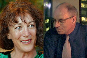 Sally Synnott and Roger Apperley. Photos / Brett Phibbs