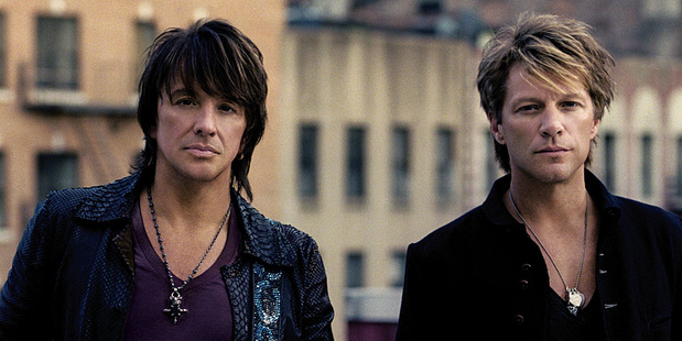 Richie Sambora and Jon Bon Jovi. Photo/Supplied