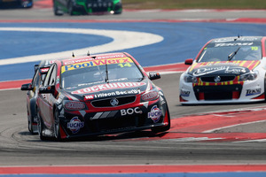 Fabian Coulthard rounds a corner during at Austin. photo / Getty Images