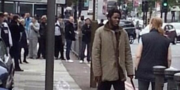 Ingrid Loyau-Kennett speaking to one of the alleged assailants.