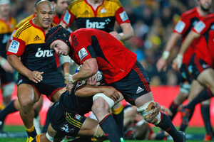 The last time the Crusaders won in Hamilton (28-21) was in round robin play last season. Photo . Getty Images