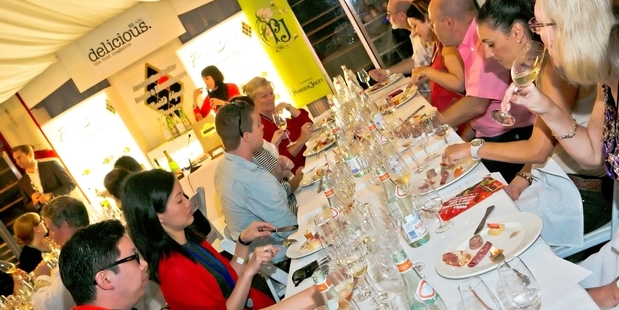 Champagne tasting at the International Noosa Food and Wine Festival. Photo / James Hacon
