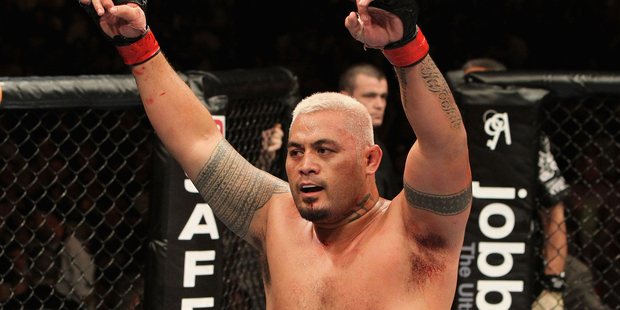 Join us here for our live blog coverage of UFC #160, where Kiwis Mark Hunt and James Te Huna will both fight at the MGM Grand Garden Arena in Las Vegas. Photo / Getty Images.