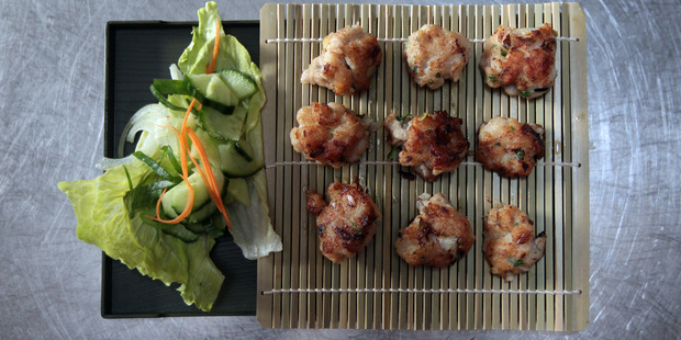Thai fish cakes. Photo / Doug Sherring