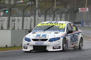 Shane van Gisbergen taking pole at Pukekohe Park. Photo / Supplied
