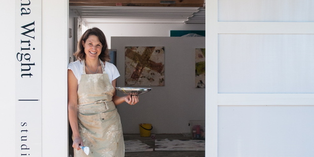 Emma Wright will be at the Waiheke Winter Arts Festival Open Studio Weekend. Photo / Supplied