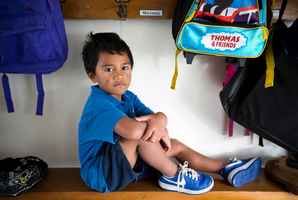 Classmates were left unchecked after Tihei Daniels-Kapea, 5, was suspected to have caught rheumatic fever. Photo / Greg Bowker