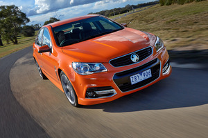 The Holden Commodore VFSS in the hero colour fantail.