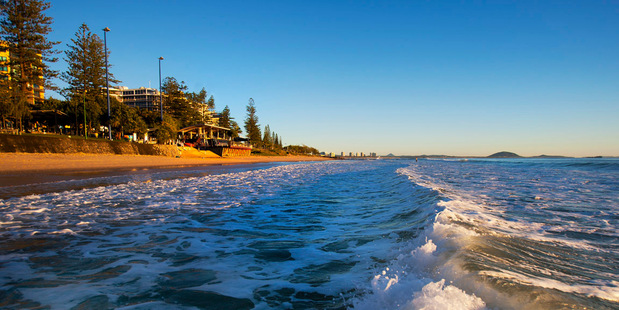 Mooloolaba Beach provides swimming, surfing and people-watching activities. The beach is rated the safest on the Sunshine Coast. Pictures / Supplied