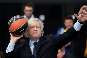 London Mayor Boris Johnson is always aiming high despite his philandering ways. Photo / AP