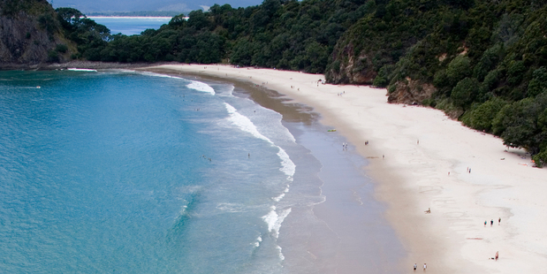 Critics say beautiful New Chums Beach on the Coromandel could have faced more intensive development under the rewritten law. Photo / Paul Estcourt