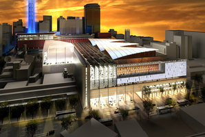 One idea ... an artist's impression of the proposed SkyCity convention centre. Photo / Supplied