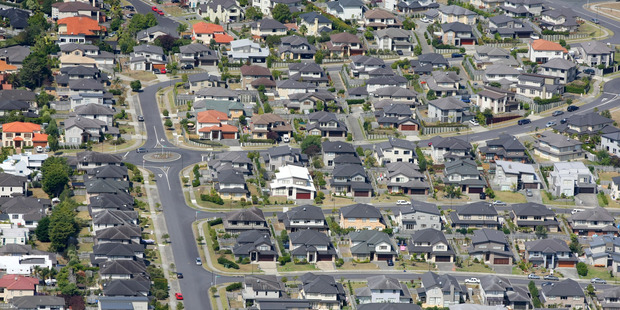 Aerial view of Property houses in Rosedale, Auckland. Photo / Chris Gorman