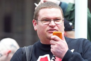 Former National Front director Kyle Chapman. Photo / Marty Melville