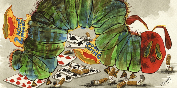 Illustration / Anna Crichton (with apologies to Eric Carle)