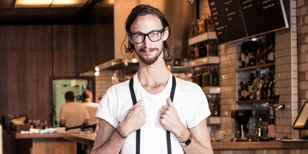 Specifically designed uniforms for The Diner restaurant wait staff in Ponsonby. Photo / Babiche Martens