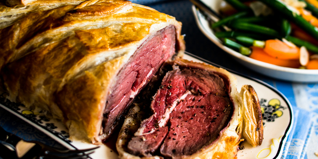 Beef Wellington. Photo / Babiche Martens