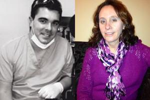 Dr Jonathan Broadbent and Mary Byrne. Photos / Supplied