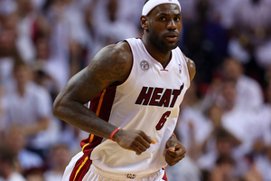 LeBron James #6 of the Miami Heat. Photo / Getty Images.